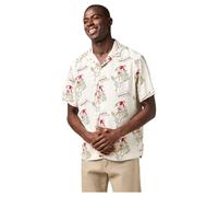 Wrangler Men's Ss Resort Shirt, Antique White, XL