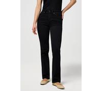 Wrangler Women's Straight Fit Straight Leg Jeans, Nebula Black, 32W x 32L