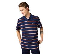 Wrangler Stripe Polo Shirt, Navy, XXL