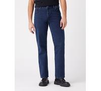 Wrangler Texas Jeans Coal Stone Blue Mens Rigid Regular Straight Fit Denim