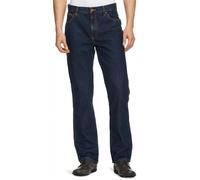 Wrangler Texas Jeans Darkstone Blue Men's New Regular Straight Fit Denim