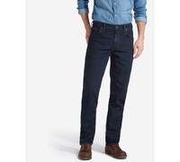 Wrangler Texas Stretch Authentic Straight Mens Jeans - Blue Black