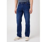 Wrangler Texas Stretch Jeans New Mens Regular Dark Blue Fade Vintage Denim