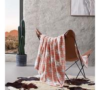 Wrangler - Throw Blanket, Soft Plush Fleece Bedding, Western Decor for Bed or Couch (Navajo Khaki, 50" x 70")