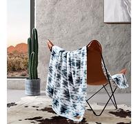 Wrangler - Throw Blanket, Soft Plush Fleece Bedding, Western Decor for Bed or Couch (Navajo Light Blue, 50" x 70")