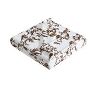 Wrangler - Throw Blanket, Soft Plush Fleece Bedding, Yellowstone Inspired, Western Decor for Bed or Couch (Mustangs Brown, 50" x 70")