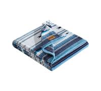 Wrangler - Throw Blanket, Soft Plush Fleece Bedding, Yellowstone Inspired, Western Decor for Bed or Couch (Coyote Sands Blue, 50" x 70")