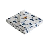 Wrangler - Throw Blanket Soft Plush Fleece Bedding Yellowstone Inspired Western Decor for Bed or Couch (Plains Creek Blue 50"""" x 70"""")
