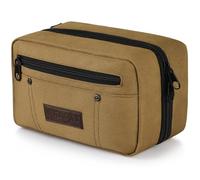 Wrangler Toiletry Bag for Men, Travel Shaving Dopp Kit, Oxford Fabric Tech Kit Bathroom Organizer, Gifts for Men