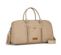 Wrangler Travel Duffel Bag Large Weekender Bag for Women Designer Carry on Overnight Bag, Earthen khaki