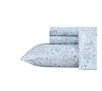 Wrangler Twin Sheet Set Silky Lightweight Bedding Set Paisley Home Decor OekoTex Certified Prairieland Paisley Blue Tw