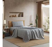 Wrangler - Twin XL Bed Sheets Breathable & Wrinkle Resistant Bedding with Matching Pillowcase Lightweight for Year-Round Use Dorm Essentials (Stee