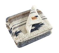 Wrangler Ultra Soft Plush Home Decor, All Season Reversible Sherpa Bedding Throw Blanket, 50 x 60, Coyote Sands Brown
