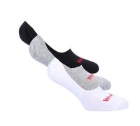 Wrangler Unisex Adult Logo No-Show Socks (Pack of 3) GT6255
