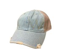 Wrangler Vintage Denim/Tan Adjustable Snapback Hat