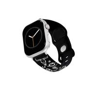 Wrangler® Western Icon Silicone Band for Apple Watch®, Fits all Apple Watch® Series and Sizes (Black)