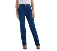 Wrangler Women's Cowgirl Cut Slim Fit Natural Waist Jean, Prewash, 7W x 30L