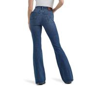 Wrangler Women's Bespoke Lily High Rise Flare Jeans Denim, Denim, 31W x 30L