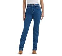 Wrangler Women's Cowgirl Cut Slim Fit High Rise Stretch Jean, Stonewash, 15