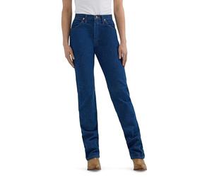 Wrangler womens Cowboy Cut Slim Fit Natural Rise Waist Jeans | High rise, Tapered leg, Classic Western style, 5-Pocket styling, Cotton denim
