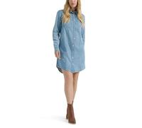 Wrangler Women's Denim Shirt Dress Casual, Sky Blue, S