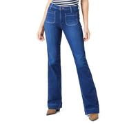 Wrangler Women's Flare Jeans, Dark Wash, 32W x 30L