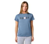 Wrangler Women's Graphic Tee T-Shirt, Blue (Dusty Blue), M