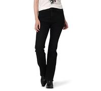 Wrangler Women's High Rise Bold Boot Jean, Black Wash, 12-34