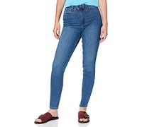 Wrangler Women's High Rise Skinny Jeans, Marine Blue, 29W / 32L