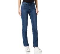Wrangler Women's High Rise True Straight Fit Jean, Hudson, 4W x 34L