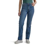 Wrangler Women's High Rise True Straight Fit Jean, Ocean Medium, 16-32