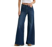 Wrangler Women's High Rise Wide Leg Jean, Clover, 14-32