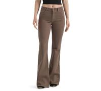Wrangler Women's High Waisted Fierce Flare Jean, Clay Canyon, 10-32