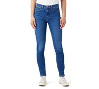 Wrangler Womens Jeans High Rise Skinny Stretch Ladies Camellia Blue