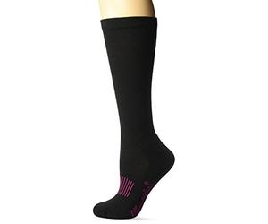 Wrangler Women's Ladies Western Boot Socks 3 Pair Pack, Black, Medium