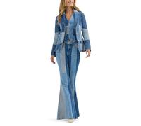 Wrangler Women's Lainey Wilson Patchwork Blazer, Patchwork, M