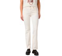 Wrangler Women's Mid Rise Boot Jeans, Worn White, 34W x 32L