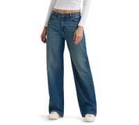 Wrangler Women's Mid Rise Loose Straight Jean, Ace, 16