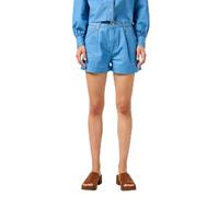 Wrangler Women's Pleated Short Denim, Cotton Candy Blue, 31W