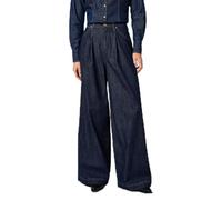 Wrangler Women's Pleated Trouser Jeans, Saddle, 29W x 30L