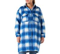 Wrangler Women's Plush Wool Jacket, Daphne Blue, 3X-Large