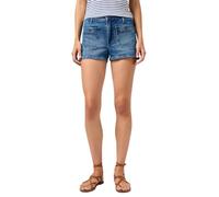 Wrangler Women's Pocket Cowboy Short Denim, Moonlite Haze, 29W