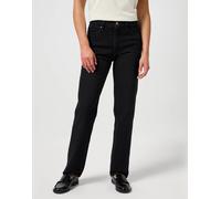 Wrangler - Womens Regular Straight Fit Jeans - SUNSET BLACK/ SUGARCOVE