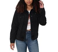 Wrangler Women's Relaxed Fit Memory Maker Jean Jacket, Carbon, M
