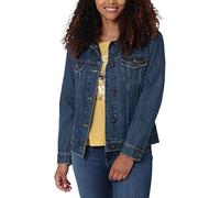 Wrangler Women's Relaxed Fit Memory Maker Jean Jacket, Dirt Road, XL