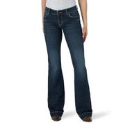Wrangler Women's Retro Mae Mid Rise Wide Leg Trouser Jean, Samantha, 3-34