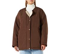 Wrangler Women's Reversible Sherpa Jacket, Carafe Brown, XXL