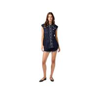 Wrangler Women's Sleeveless Shirt, Saddle, M