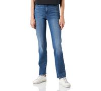 Wrangler Women's Straight Airblue Pants, Sky Blue, 33W x 34L