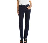 Wrangler Women's Straight Jeans, Black (Blueblack), 36W / 32L